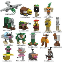 (Style 42) Italian Brainrot Tung Tung Tung Sahur Building Blocks Tralalero Tralala Action Toy Figures _s