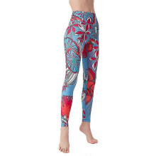 (XL) Womens High Waist Yoga Leggings Tummy Control Butt Lifting Printed Workout Pants Super Stretch _i