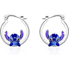 (Style A) New Stitch Earrings Personalized Creative Animation Cartoon Oil Dripping Earrings