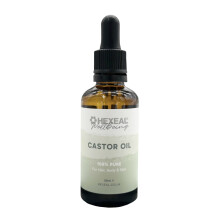 Hexeal Castor Oil 50ml – 100% Pure, Cold Pressed & Food Grade