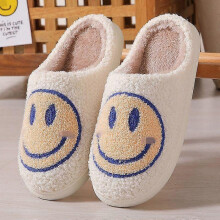 (EU 44 or 45) Warm & Furry Unisex Winter Slippers for Indoor Home Comfort in Chilly Days _24
