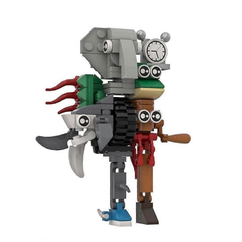 Funny Italian Brainrot Figure Figurines Tung Tung Tung Sahur Tralalero Tralala Abstract Combination Model Desktop Ornaments Deco - 15