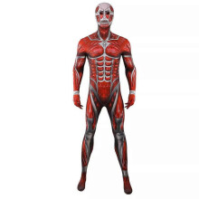 (130) Attack on Titan Cosplay Costume Jumpsuit Party Fancy Dress Bodysuit for Kids Adult