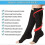 (L XL, black) Zip Sox Compression Socks 2
