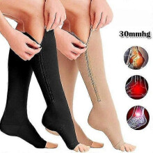(S M, complexion) Zip Sox Compression Socks