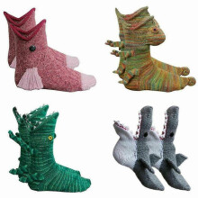 (Platypus Socks) Knit Crocodile Socks Animal Socking Knitted Novelty Winter Warm Christmas Gift