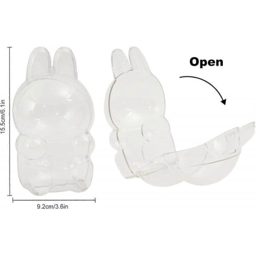 (Sitting) Protective Case for LABUBU, Clear Figure Display Case (Doll Excluded) 2
