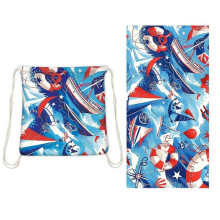 (140x70cm) 2-in-1 Beach Towel & Foldable Backpack  Ultra-Soft Microfiber Print Bath Towel, Compact & Travel-Ready _i