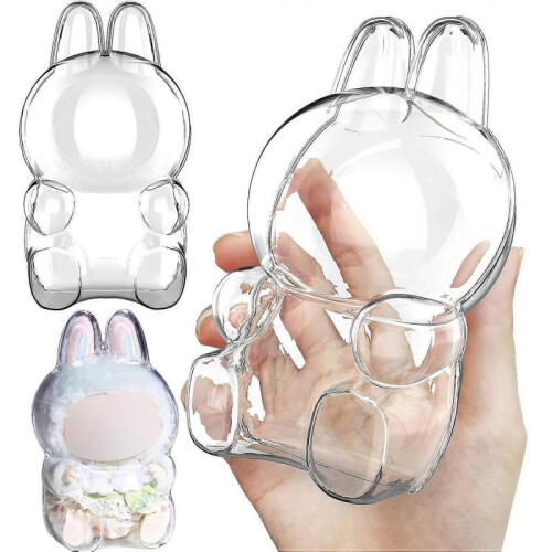 (Sitting) Protective Case for LABUBU, Clear Figure Display Case (Doll Excluded) 1