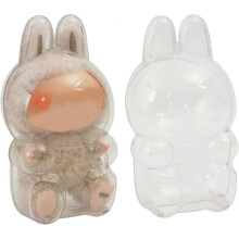 (Sitting) Protective Case for LABUBU, Clear Figure Display Case (Doll Excluded)