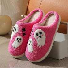 (EU 38 or 39) Warm & Furry Unisex Winter Slippers for Indoor Home Comfort in Chilly Days _43