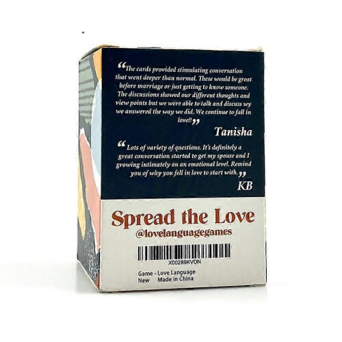 Love Language English Version Couple Dialogue Discussion Cards 1