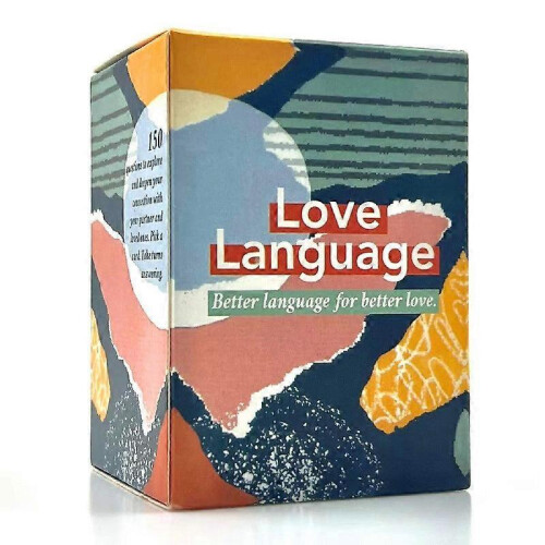 Love Language English Version Couple Dialogue Discussion Cards