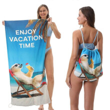 (160x80cm) 2-in-1 Beach Towel & Foldable Backpack  Ultra-Soft Microfiber Print Bath Towel, Compact & Travel-Ready _d