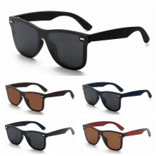 (Shine Brown) New Men's Polarized Uv400 Fashion Sunglasses
