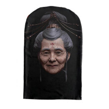 (D) Black Myth Monkey King Headgear 3D Mesh Mask Spider Spirit Mask