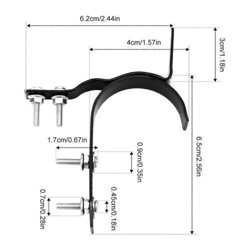 (As show, One size) Mailbox Latch and Handle Kit Practical Spare Parts Assembly Security Replace 1