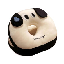 (big eyes dog, One size) Desk Napping Pillow Black Cushion Lovely Neck Pillow for Bedroom Home Office big eyes dog