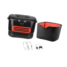 (Without Inner Bag, One size) Bicycles Cargo Rack Adults Bikes Travel Ebikes Fruit Bike Basket Front Rear Without Inner Bag