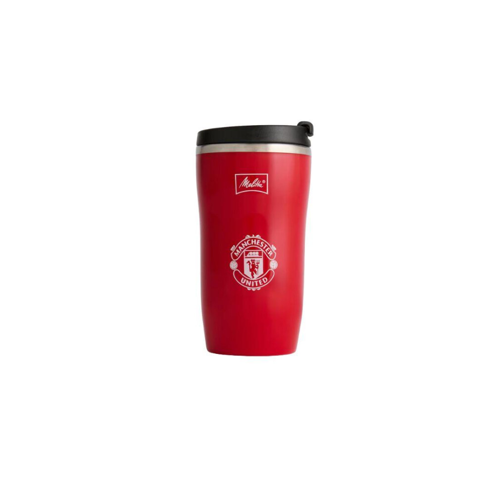 Manchester United Melitta Thermal Leakproof Travel Mug 250Ml Red