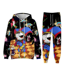 (150, Child) The Amazing Digital Circus Hooded 3D Sweatshirt Set R