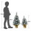 (60cm, One size) Mini Christmas Tree Decoration Tabletop Window Shelf Tabletop Christmas Tree 45cm 4