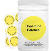 30Pcs Dopamine Patches, Mood Boost Happy Patches, Mood Support Patches for Daily Mental Wellness, Positivity & Motivation