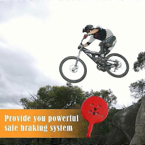 Baven Bicycle Disc Brake Pads for Avid BB5 - Red Brake Pads 2