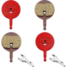 Baven Bicycle Disc Brake Pads for Avid BB5 - Red Brake Pads