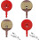 Baven Bicycle Disc Brake Pads for Avid BB5 - Red Brake Pads 1