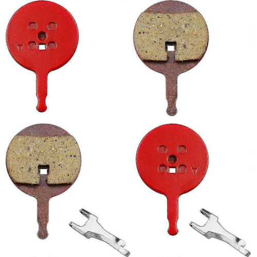 Baven Bicycle Disc Brake Pads for Avid BB5 - Red Brake Pads