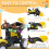 Homcom HOMCOM Pedal Go Kart Ride On Excavator W/ Front Loader Digger, Four Wheels Child 5