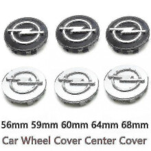 (4pcs 59mm Silver) 4pcs Car Wheel Hub Center Caps 56mm 59mm 60mm 64mm 68mm Cover For Opel Mokka Insignia Zafira Corsa Tigra Badg