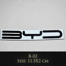 (S-02) 1pcs High Quality  3D metal car emblem sticker rear Trunk badge Car Styling For BYD Don Song yuan QinCar Accessories