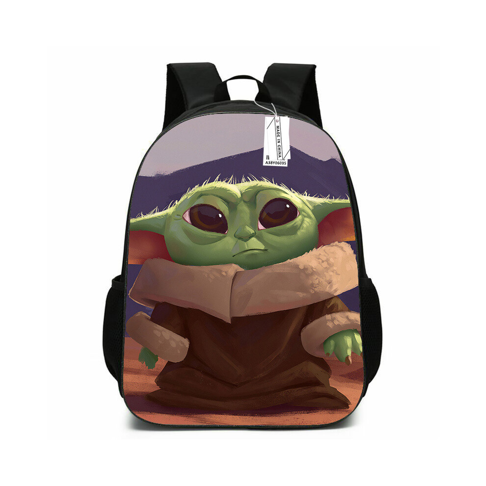 (5, 17-inch Backpack) STAR WARS Baby Yoda Backpack - Cute School Bag for Kids and Students-image-OPC-PHRBR6Q-NEW