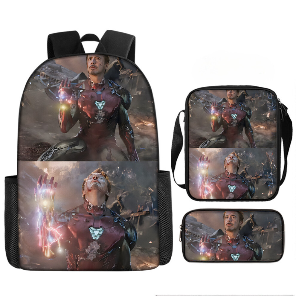 (9, Crossbody Bag) Avengers Backpack School Bag Stationery 3D Digital Print Cartoon Backpack for Primary and Middle School Students-image-OPC-PHRBS92-NEW