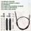 14pcs Rollator Brake Cable Replacement Parts, Walker Parts Rollator Brake Cable 2