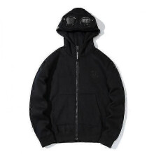 (S, black) "Men's Casual Hood Zip Up Hoodie Long Sleeve Sweatshirt"