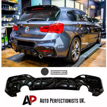 For BMW 1 Series F20 F21 LCI Rear Diffuser Lip Valance M135i M140i