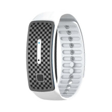 (White) 2pcs Ultrasonic Body Shape Wristband Magnetic Lymph Detox Bracelet Drainage Fk