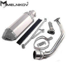 (Red) Scooter Sym Kymco 125 Scooter Exhaust Gy6 125cc 150cc New Racing High Performance Black Short Exhaust 152qmi 157qmj Engine Boris