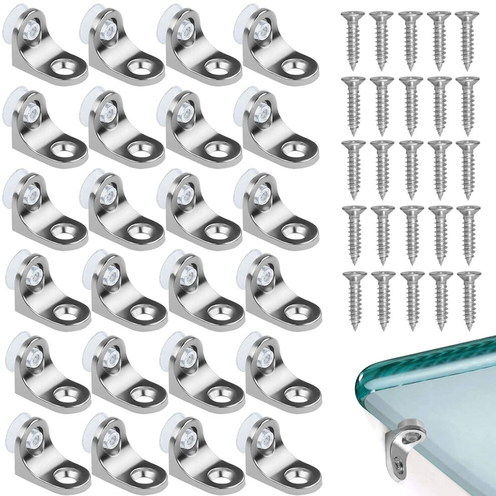 Glass Shelf Brackets, 30 Pack Kitchen Cupboard Shelf Supports, Wood Shelf Support Pins For Furniture, Bookcases, Cabinets, Home & Office Sto 6920702380061