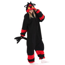 (L) Pajamas Pokemon Onesie Litten Kigurumi Cat Anime Pijama Jumpsuit Halloween Christmas Cosplay Costume Party Outfit