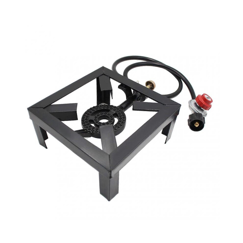 1 Burner Portable Camping Stove Single Burner Propane Gas Cooker Cast Iron Burner Outdoor BBQ Grill