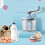 HandCranked Cream Mixer Manual Egg Beater Baking Blending Tools Household Kitchen Accessories,Blue 3