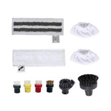Accessories for Steam Cleaner Easyfix SC2 SC3 SC4 SC5, Microfibre Cloth Set and Floor Nozzle Round