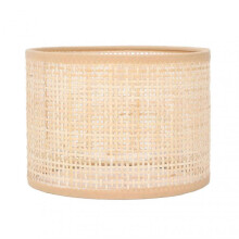 Rattan Lamp Shade Replacement Woven Basket Chandelier Vintage Hanging Table Floor Light Cover E27 E14
