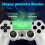 Wireless Gamepad, Fr PS4 Compatible with PS4 Controller Silbergrau 5
