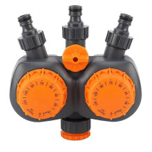 Garden Water Controller Switch G3/4'' with Double Head Irrigation Mechanical Timer Value