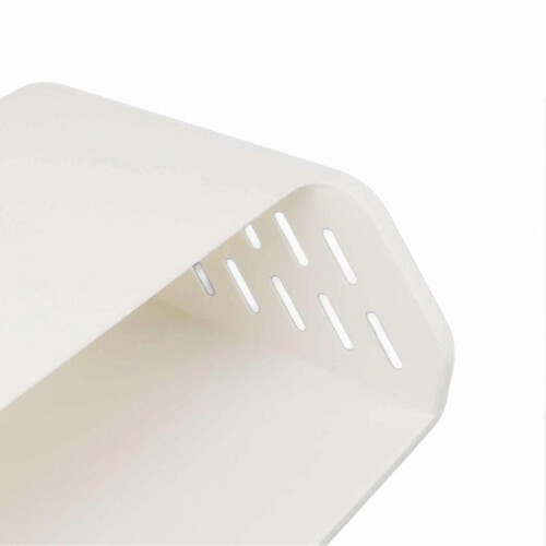 Under Cabinet Shelf Organizer Hollow Bevel Type Adhesive Mount Hanging Storage Box for Home 2